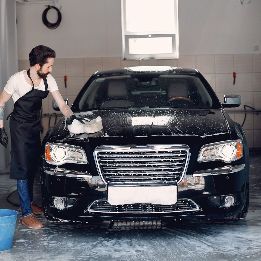 Lavage voiture en libre-service